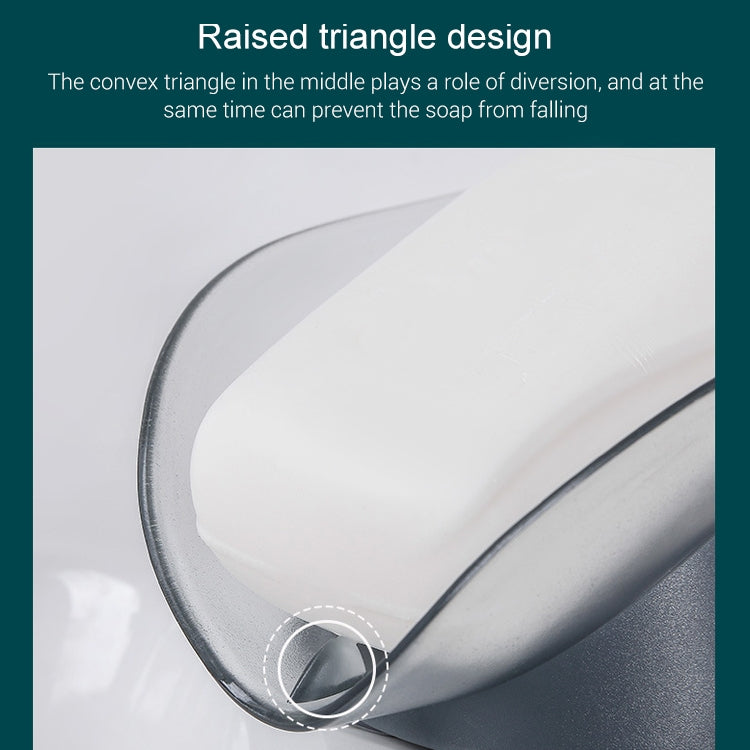 Toilet Drain Soap Box No Perforation Shelf, Blue, Light Pink, Grey