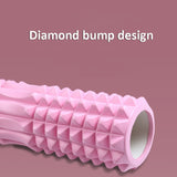 3 in 1 Eva Foam Roller Hollow Muscle Relaxation Roller Yoga Column Set, Length:, 33cm (Blue Crescent), 33cm (Pink Crescent ), 33cm (Purple Crescent ), 45cm (Pink Crescent), 45cm (Purple Crescent ), 45cm (Blue Crescent), 45cm (Pink Wolf Tooth )        ...