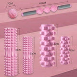 3 in 1 Eva Foam Roller Hollow Muscle Relaxation Roller Yoga Column Set, Length:, 33cm (Blue Crescent), 33cm (Pink Crescent ), 33cm (Purple Crescent ), 45cm (Pink Crescent), 45cm (Purple Crescent ), 45cm (Blue Crescent), 45cm (Pink Wolf Tooth )        ...