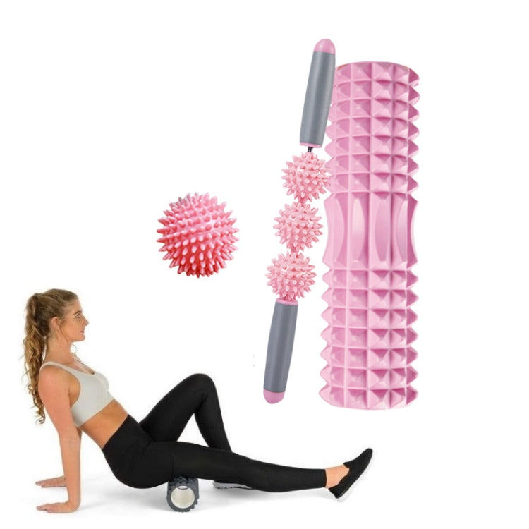 3 in 1 Eva Foam Roller Hollow Muscle Relaxation Roller Yoga Column Set, Length:, 33cm (Blue Crescent), 33cm (Pink Crescent ), 33cm (Purple Crescent ), 45cm (Pink Crescent), 45cm (Purple Crescent ), 45cm (Blue Crescent), 45cm (Pink Wolf Tooth )        ... 33cm (Pink Crescent )