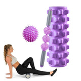 3 in 1 Eva Foam Roller Hollow Muscle Relaxation Roller Yoga Column Set, Length:, 33cm (Blue Crescent), 33cm (Pink Crescent ), 33cm (Purple Crescent ), 45cm (Pink Crescent), 45cm (Purple Crescent ), 45cm (Blue Crescent), 45cm (Pink Wolf Tooth )        ... 45cm (Purple Wolf Tooth)