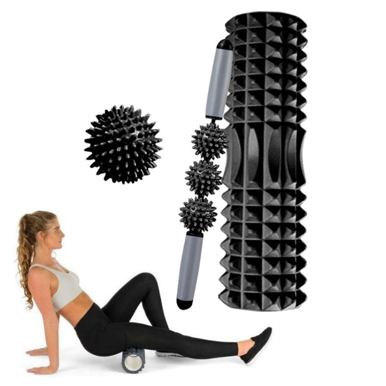 3 in 1 Eva Foam Roller Hollow Muscle Relaxation Roller Yoga Column Set, Length:, 33cm (Blue Crescent), 33cm (Pink Crescent ), 33cm (Purple Crescent ), 45cm (Pink Crescent), 45cm (Purple Crescent ), 45cm (Blue Crescent), 45cm (Pink Wolf Tooth )        ... 45cm (Black Crescent)