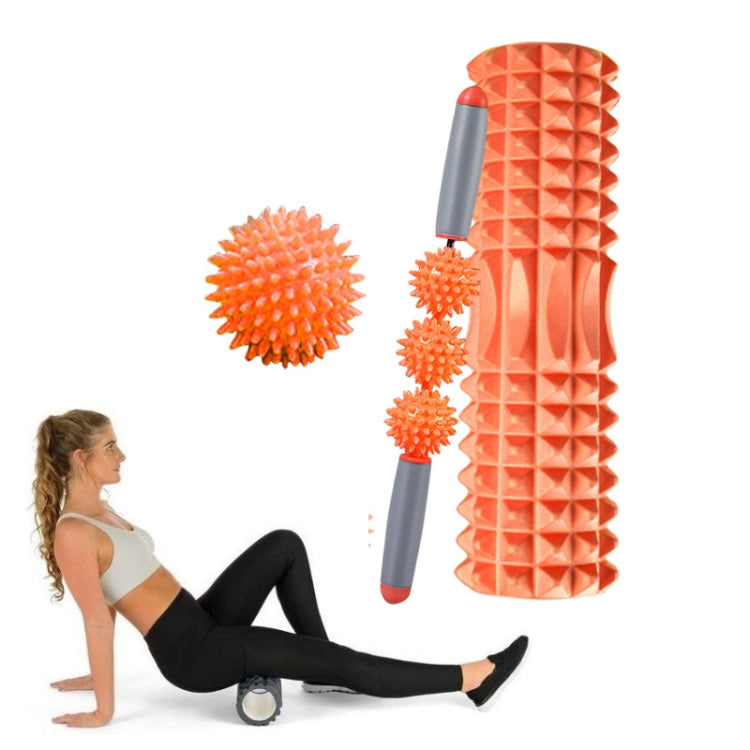 3 in 1 Eva Foam Roller Hollow Muscle Relaxation Roller Yoga Column Set, Length:, 33cm (Blue Crescent), 33cm (Pink Crescent ), 33cm (Purple Crescent ), 45cm (Pink Crescent), 45cm (Purple Crescent ), 45cm (Blue Crescent), 45cm (Pink Wolf Tooth )        ... 45cm (Orange Crescent)