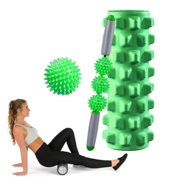 3 in 1 Eva Foam Roller Hollow Muscle Relaxation Roller Yoga Column Set, Length:, 33cm (Blue Crescent), 33cm (Pink Crescent ), 33cm (Purple Crescent ), 45cm (Pink Crescent), 45cm (Purple Crescent ), 45cm (Blue Crescent), 45cm (Pink Wolf Tooth )        ... 45cm (Green Wolf Tooth)
