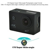 WIFI Waterproof Action Camera Cycling 4K camera Ultra Diving 60PFS kamera Helmet bicycle Cam underwater Sports 1080P Camera