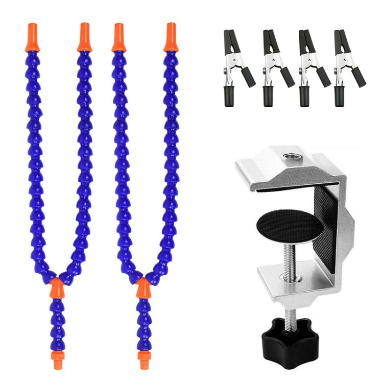 Universal Arm Thermostatic Welding Station Four-Jaw Aluminum Alloy Workbench, N-Y4BE-SY9