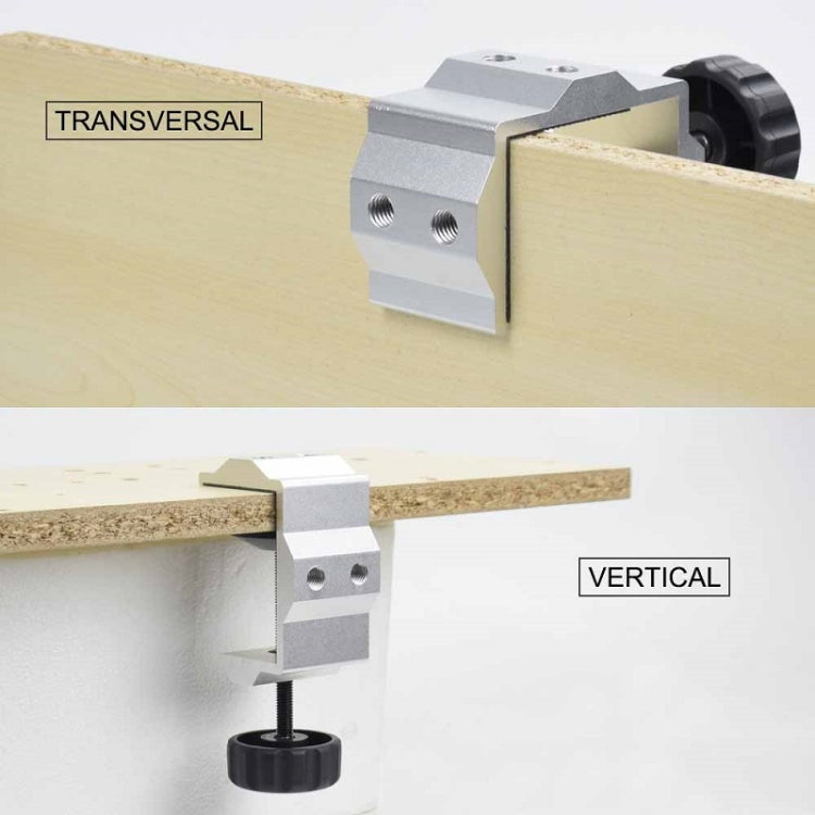 Eight-Jaw Circuit Board Auxiliary Welding Workbench, Black, Silver