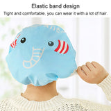 3 PCS Cute Cartoon Shower Bath Cap Saunas Lace Elastic Band Cap Hair Protective Cap, 3 PCS Yellow Duck, 3 PCS Blue Elephant, 3 PCS Grey Panda, 3 PCS Pink Rabbit, 3 PCS Lion