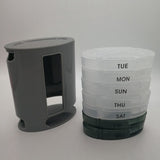 Portable Mini Portable One-week Storage Pill Box