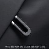 WEIXIER 8641 Men Running Waterproof Waist Bag Multifunctional Chest Bag Sports Leisure One-Shoulder Bag, Black, Dark Gray