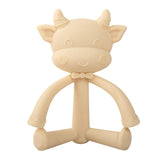 Three-Dimensional Cartoon Silicone Baby Teether Molar Rods Children Toys Maternal And Child Supplies, Gray Green, Beige, Light Coffee, Peach Powder, Scalper, Pink Sheep, Yellow Sheep, Coffee Sheep, Green Sheep, Beige Sheep