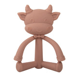 Three-Dimensional Cartoon Silicone Baby Teether Molar Rods Children Toys Maternal And Child Supplies, Gray Green, Beige, Light Coffee, Peach Powder, Scalper, Pink Sheep, Yellow Sheep, Coffee Sheep, Green Sheep, Beige Sheep