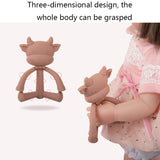 Three-Dimensional Cartoon Silicone Baby Teether Molar Rods Children Toys Maternal And Child Supplies, Gray Green, Beige, Light Coffee, Peach Powder, Scalper, Pink Sheep, Yellow Sheep, Coffee Sheep, Green Sheep, Beige Sheep