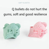 2 PCS Baby Molar Gloves Children Soothing Silicone Teether Molar Stick Maternal And Child Toy, 2pcs Orange, 2pcs Pink, 2pcs Yellow, 2pcs Purple, 2pcs Green, 2pcs Blue