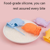 2 PCS Baby Molar Gloves Children Soothing Silicone Teether Molar Stick Maternal And Child Toy, 2pcs Orange, 2pcs Pink, 2pcs Yellow, 2pcs Purple, 2pcs Green, 2pcs Blue