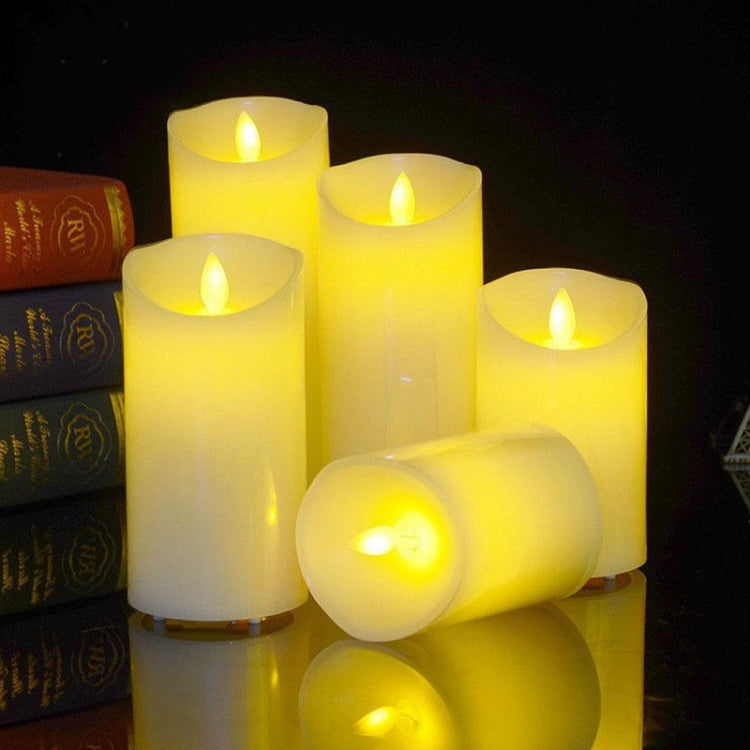 3 PCS LED Electronic Candle Light Birthday Wedding Home Decoration Props Candle Holder, Battery Powered, Size:, Battery Powered 7.5 x 10CM, Battery Powered 7.5 x 12.5CM, Battery Powered 7.5 x 15CM, Battery Powered 7.5 x 17.5CM, Battery Powered 7.5 x 20CM
