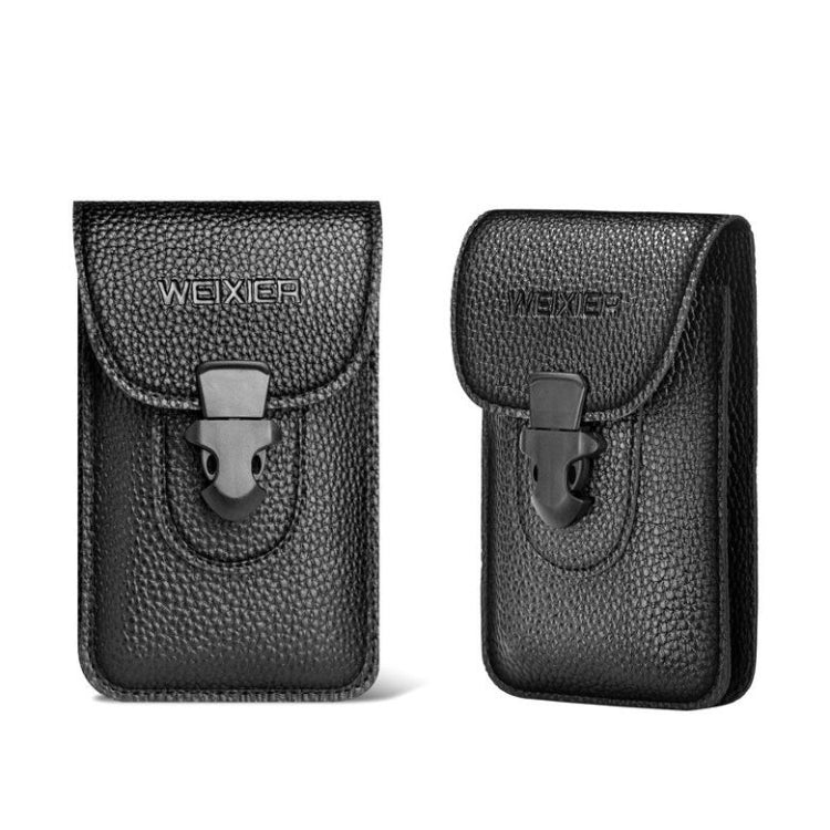 3 PCS WEIXIER 8640 7 Inch Belt Waistband Bag Outdoor Sports Men Mobile Phone Waist Bag, WEIXIER 8640 WEIXIER 8640 Black