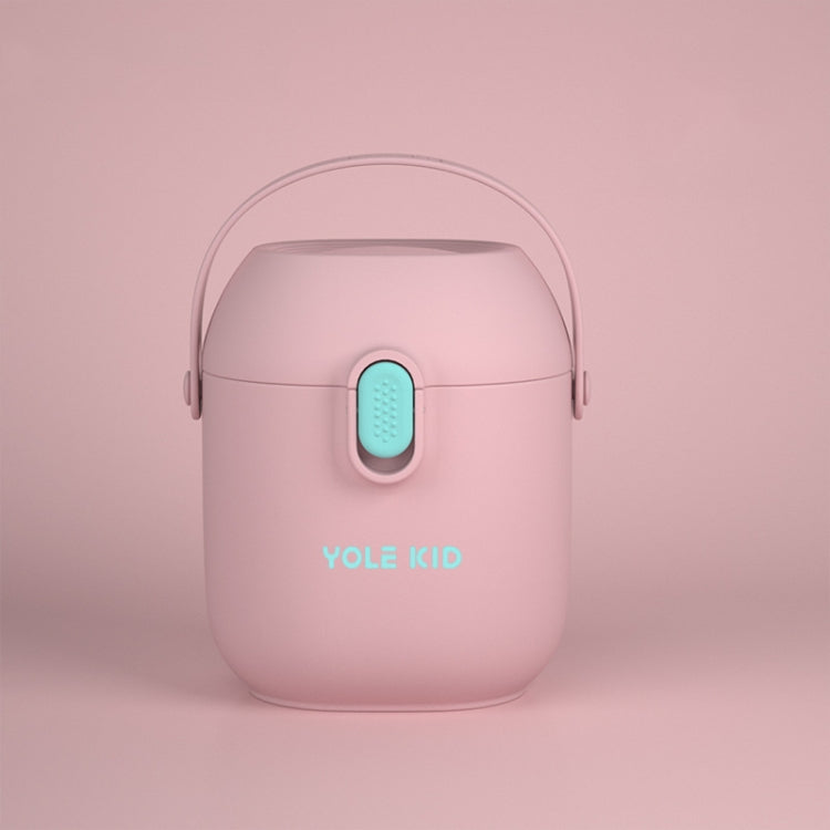 2 PCS YOLE KID Baby Milk Powder Box Large-Capacity Portable Out-Packing Gimi Powder Box Baby Food Supplement Storage Sealed Tank, Mustard Yellow, Matcha Green, Olive Green, Peacock Blue, Cinnabar Red, Rouge Powder Rouge Powder