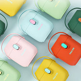 2 PCS YOLE KID Baby Milk Powder Box Large-Capacity Portable Out-Packing Gimi Powder Box Baby Food Supplement Storage Sealed Tank, Mustard Yellow, Matcha Green, Olive Green, Peacock Blue, Cinnabar Red, Rouge Powder