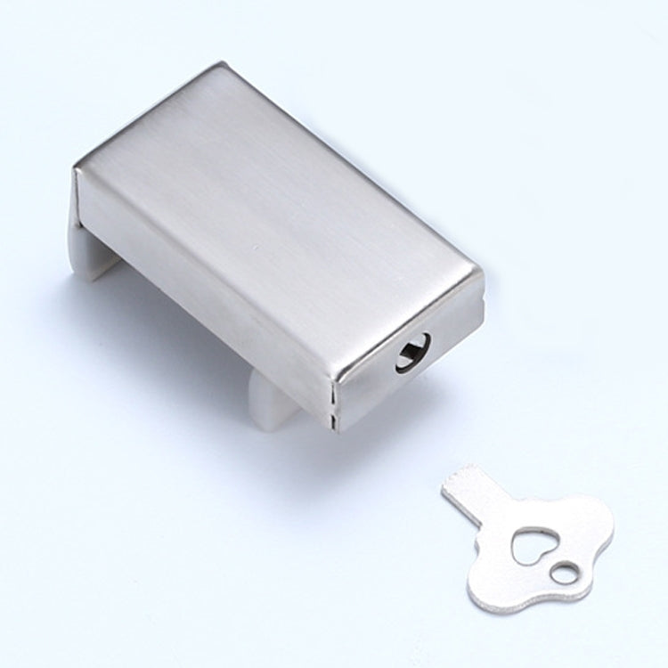 2 PCS Aluminum Screen Window Door Lock Child Protection Safety Lock Anti-theft Stopper, Hex Key, One-word Key One-word Key