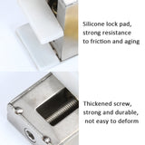 2 PCS Aluminum Screen Window Door Lock Child Protection Safety Lock Anti-theft Stopper, Hex Key, One-word Key