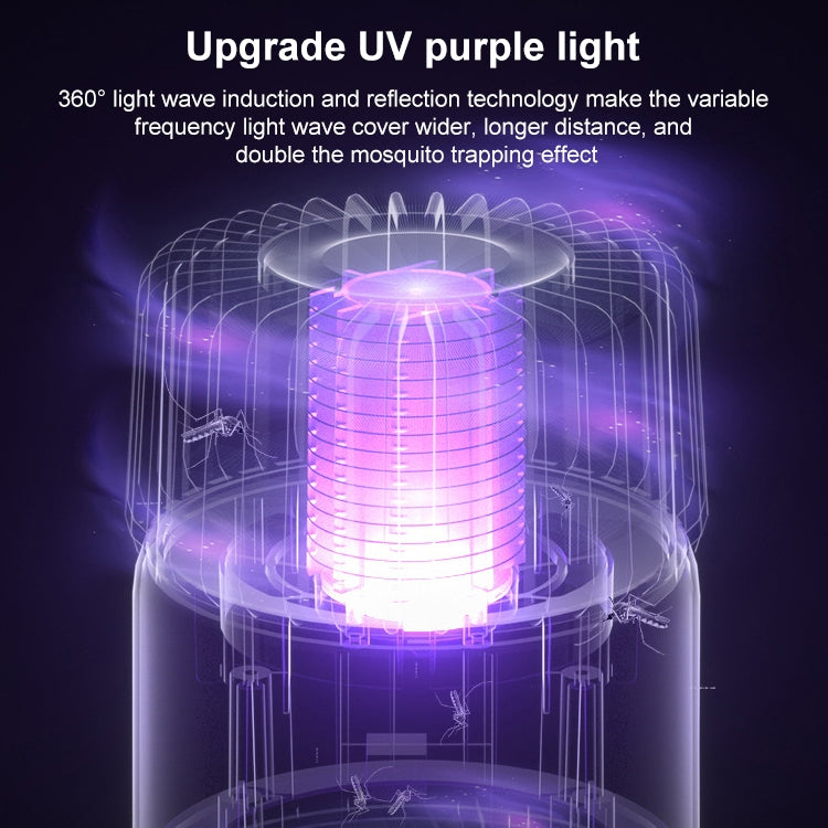 USB Photocatalyst Mosquito Killer Electrical Shock Two-In-One Mosquito Killer, White Gold (Electric Shock + Suction), Black Gold (Electric Shock + Suction), White (Electric Shock), Black (Electric Shock)