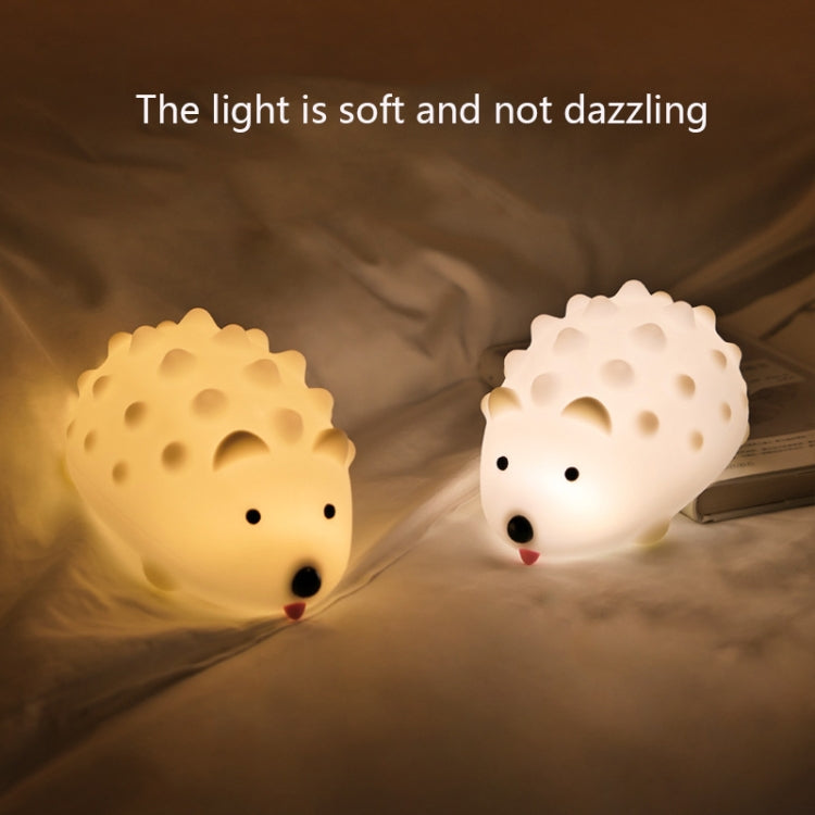 ZD-27 Cute Hedgehog Night Light Timer Dimming USB Bedside Lamp, Style:, ZD-27 Hedgehog Button Control