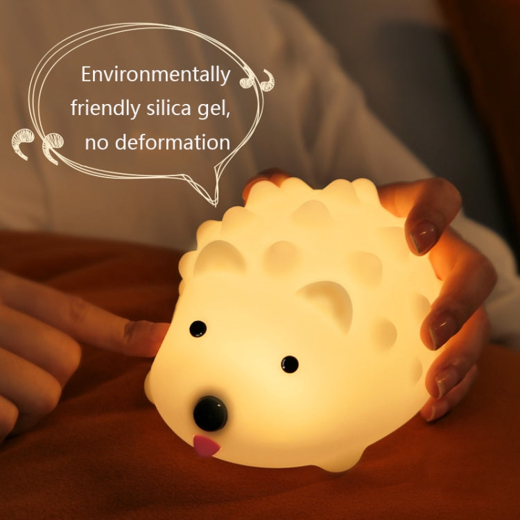 ZD-27 Cute Hedgehog Night Light Timer Dimming USB Bedside Lamp, Style:, ZD-27 Hedgehog Button Control