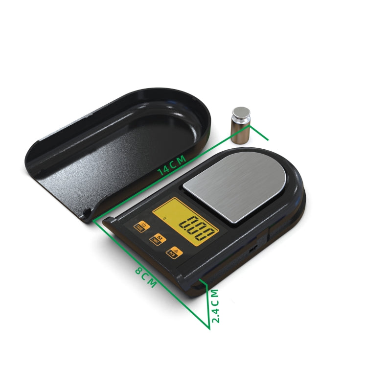 500g/0.01g Palm Scale Pocket Scale Jewelry Scales Tea Scale Balance Scale Baking Scale, 500g/0.01g