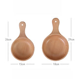 Instant Noodle Bowl Wooden Kimchi Bowl Fruit Salad Wooden Bowl With Handle, Small