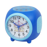 Children Romantic Starry Sky Projection Music Pointer Alarm Clock, Purple, Blue, Orange
