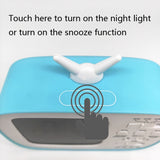 G179 Retro TV Alarm Clock Student Dormitory Bed Electronic Clock, White English Version, Black English Version, Blue English Version, Green English Version, Pink English Version