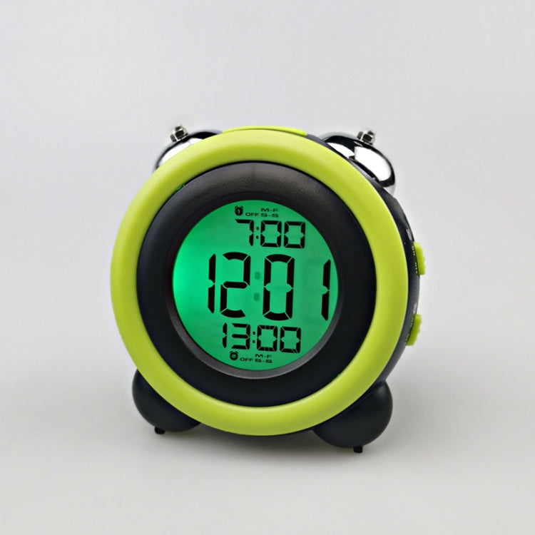0705 Big Volume Simple Three-Dimensional LED Alarm Clock Mute Luminous Electronic Clock, Red, Light Blue, Light Green, Orange, Black Shell Green, Black Shell Pink, Black Shell Blue, Black Shell Orange Black Shell Green