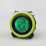 0705 Big Volume Simple Three-Dimensional LED Alarm Clock Mute Luminous Electronic Clock, Red, Light Blue, Light Green, Orange, Black Shell Green, Black Shell Pink, Black Shell Blue, Black Shell Orange Black Shell Green
