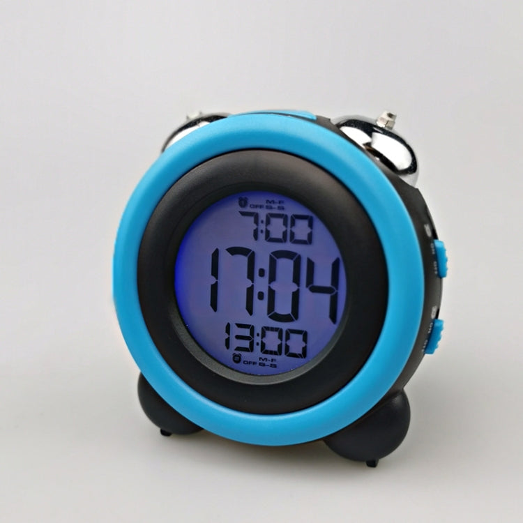 0705 Big Volume Simple Three-Dimensional LED Alarm Clock Mute Luminous Electronic Clock, Red, Light Blue, Light Green, Orange, Black Shell Green, Black Shell Pink, Black Shell Blue, Black Shell Orange Black Shell Blue