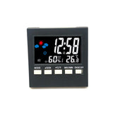 2159 Household Temperature And Humidity Display Alarm Clock Indoor Electronic Digital Display Multi-Function Color Screen Clock, Temperature And Humidity Display Alarm Clock Temperature And Humidity Display Alarm Clock