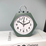 OS005 Students Mute Alarm Clock Children Bedroom Bed Night Light Alarm Clock, Red, Green, Blue, Black, Pink, Gray