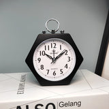 OS005 Students Mute Alarm Clock Children Bedroom Bed Night Light Alarm Clock, Red, Green, Blue, Black, Pink, Gray
