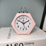 OS005 Students Mute Alarm Clock Children Bedroom Bed Night Light Alarm Clock, Red, Green, Blue, Black, Pink, Gray