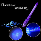 10 PCS Creative Magic UV Light Invisible Ink Pen Marker Pen