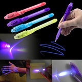 10 PCS Creative Magic UV Light Invisible Ink Pen Marker Pen