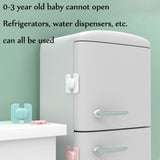 5 PCS Baby Refrigerator Water Dispenser Safety Lock Baby Safety Products, Blue, Pink, White