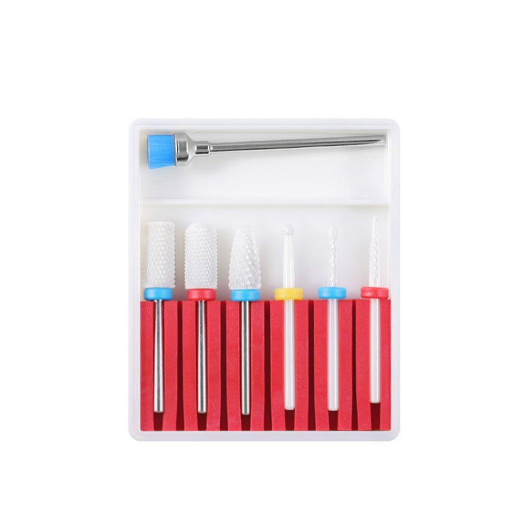 Nail Art Ceramic Tungsten Steel Alloy Grinding Heads Set Grinder Polishing Tool, GH-01, GH-06