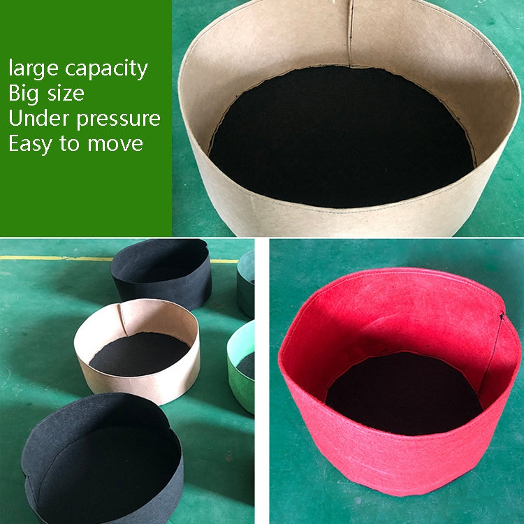 Felt Planting Barrel Indoor Outer Round Plant Bag Non-Woven Seedling Bag, 50x20cm 40L, 60x20cm 56L, 70x30cm 115L, 80x30cm 150L, 90x30cm 190L, 120x30cm 340L, 127x30cm 380L