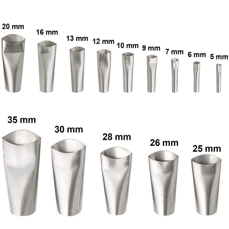 32 PCS / Set Metal Scraper Nozzle Application Polishing Grout Scraping Beauty Sewing Tools, 32 PCS / Set