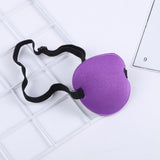 2pcs One-Eyed Dragon Pirate Makeup Eye Mask Children Groove Amblyopia Strabismus Full Cover Single Eye Mask, Black, Blue, Purple, Rose Red, Leopard Purple