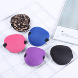 2pcs One-Eyed Dragon Pirate Makeup Eye Mask Children Groove Amblyopia Strabismus Full Cover Single Eye Mask, Black, Blue, Purple, Rose Red, Leopard