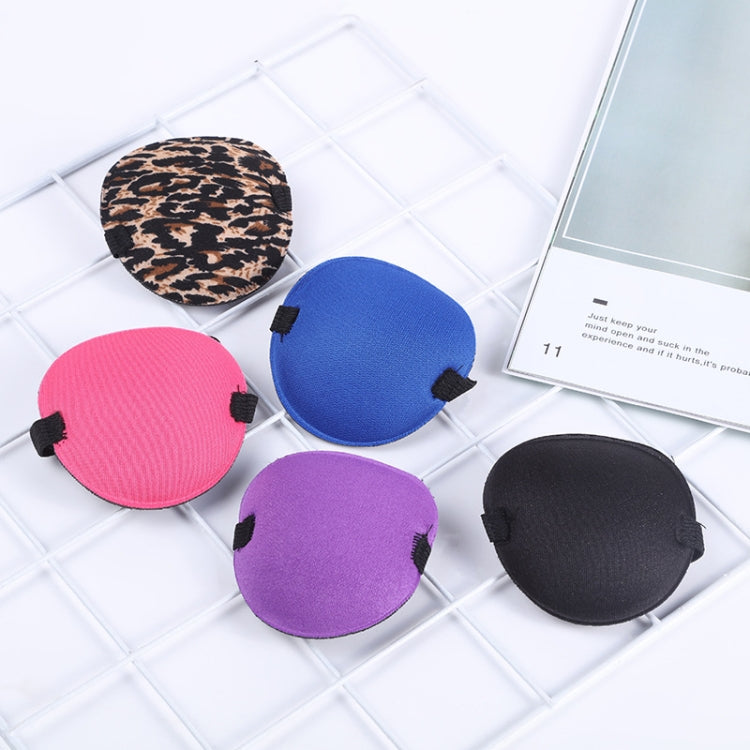 2pcs One-Eyed Dragon Pirate Makeup Eye Mask Children Groove Amblyopia Strabismus Full Cover Single Eye Mask, Black, Blue, Purple, Rose Red, Leopard