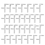 30 Sticks Diamond Nail Polish Heads Set Crystal Phototherapy And Grinding Machine Accessories Tools