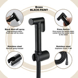 Small Shower Nozzle Toilet Rover Set, Single Sprinkler, Sprinkler+Base+1.5m Telephone Line, Sprinkler+Base+1.5m Hose, Sprinkler+Base+1.5m Hose+Corner Valve